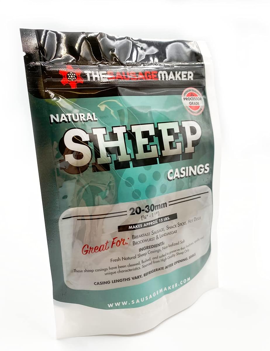 The Sausage Maker - TWO PACK Home Pack Natural Sheep Sausage Casings (2)