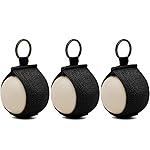 WK IEASON Lip Balm Holder Sleeve with Keychain Lipstick Sleeve Holder Tight-knit Elastic Holder for Ball Lip Balm Lipstick Holder Keychain (Blackx3)