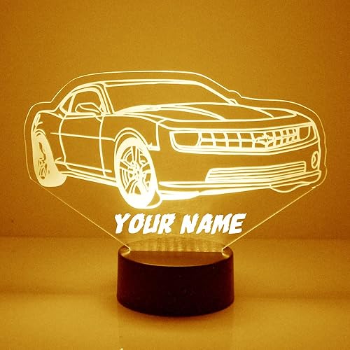 Miniatura 2 de MMS Vehicles - Lámpara LED de luz nocturna, personalizada con tu nombre o texto, control remoto en 16 colores, 4 modos de luz, lámpara LED de regalo