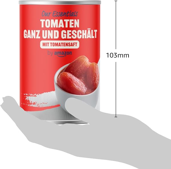 by Amazon Tomaten ganz und geschält, 400 g - 5