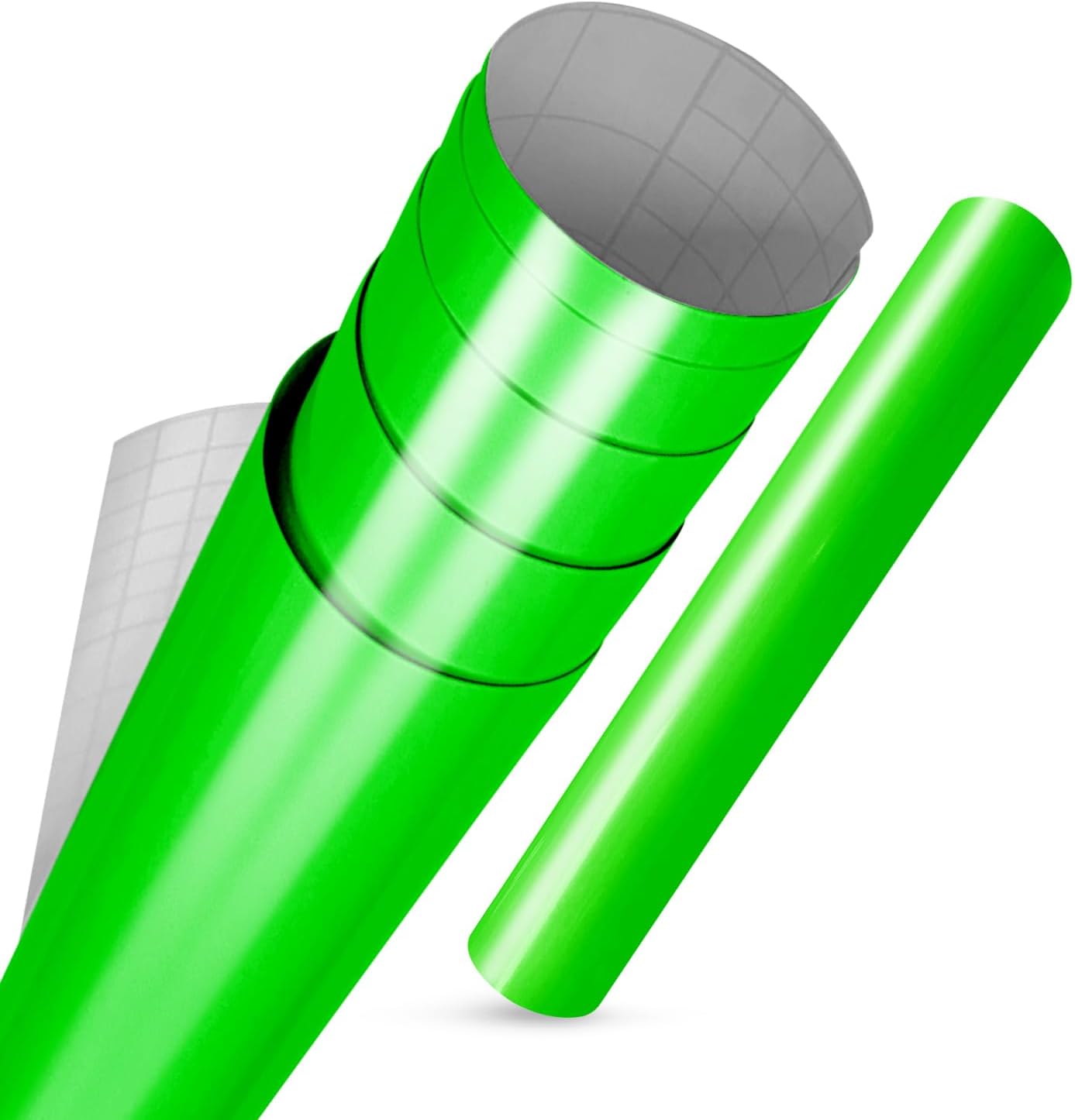 Furniture Stickers Gloss Self Adhesive Vinyl Wrap Sticky Contact Paper Roll for Kitchen Countertop Cupboard Cabinets Wardrobe & Tabletops (Apple Green, 30 x 100 cm)