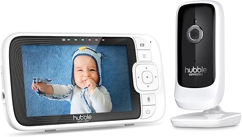 Miniatura 13 de Hubble Connected Nursery Pal Link Premium Smart Connected Monitor de bebé habilitado para Wi-Fi con gran visor de unidad de padres a color de 5