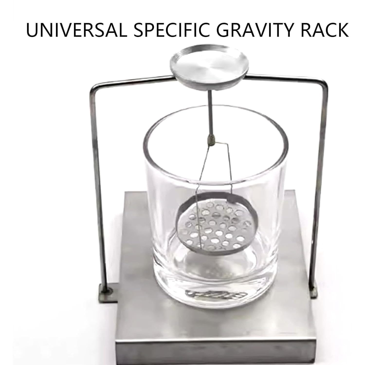 Kit de determinación de densidad, accesorio de equilibrio de precisión para básculas de laboratorio, ideal para pruebas de densidad de sólidos y líquidos