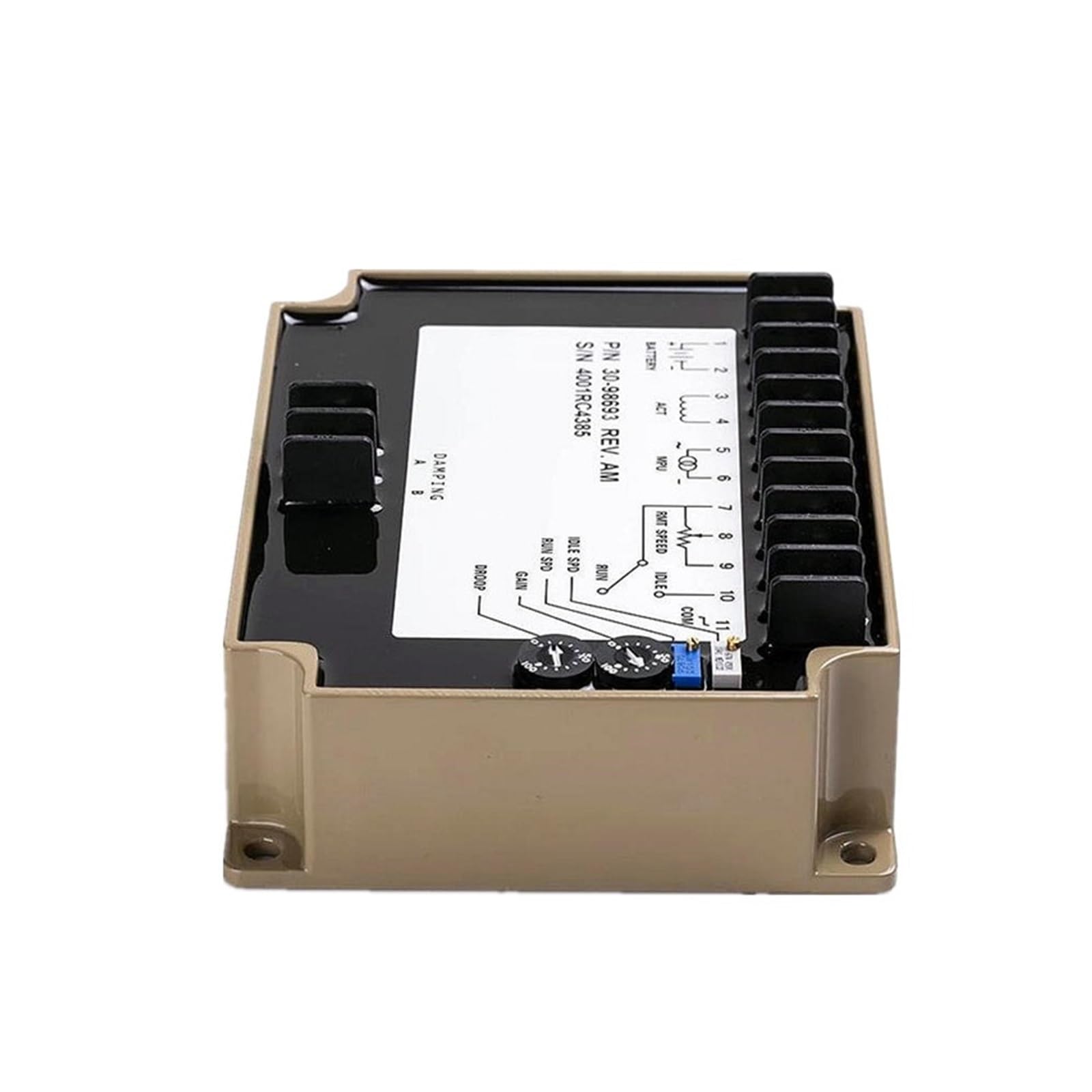 Generator Speed Control EFC 3098693 Gobernador Generador Electrónico Unidad Controladora de Velocidad del Motor