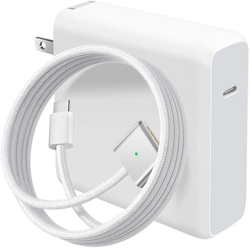 Cargador de 96 W para MacBook Pro 16 de 14 pulgadas Mac Book Air 15 de 13 pulgadas M4 M3 M2 M1 de 2025 2024 2023 2022 2021, 96W/70 W USB-C a Mag 3