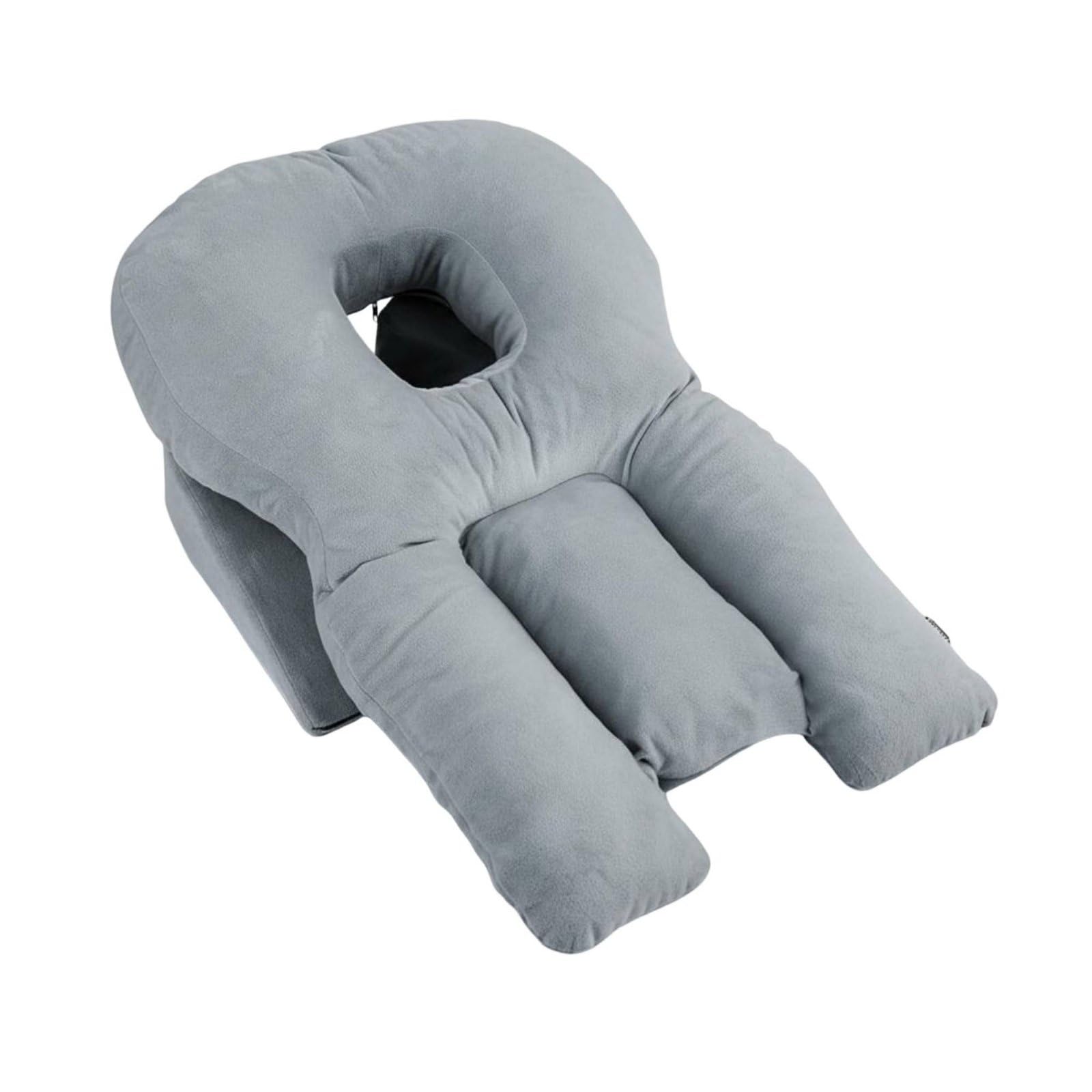 Trouver le sommeil sur le ventre avec le support corporel pour bureau