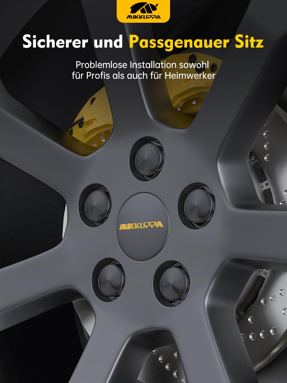 MIKKUPPA Dadi per ruote M12 x 1,5 - Ricambio SW19 per Ford Escape, Focus, Fusion, Mazda CX5 ecc. - 20 dadi per ruote chiusi cromati