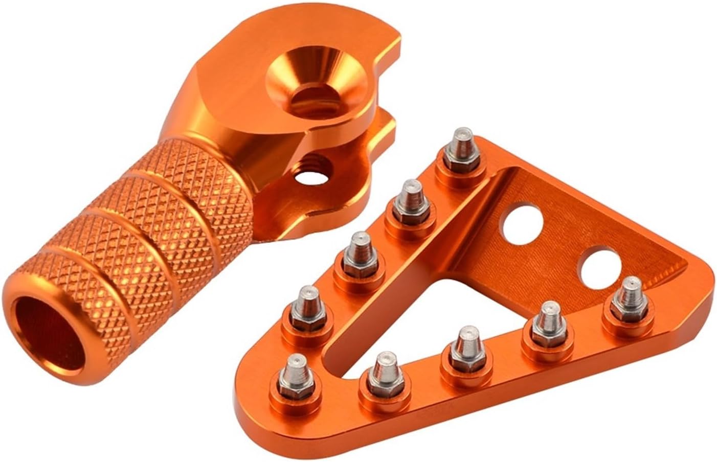 Brake Pedal Plate and Shift Lever Tip Fit for K-tm EXC SX SXF XC XCF XCW EXCF TPI SD 6D125 200 250 300 350 400 450 500 2017-2022(Multi)