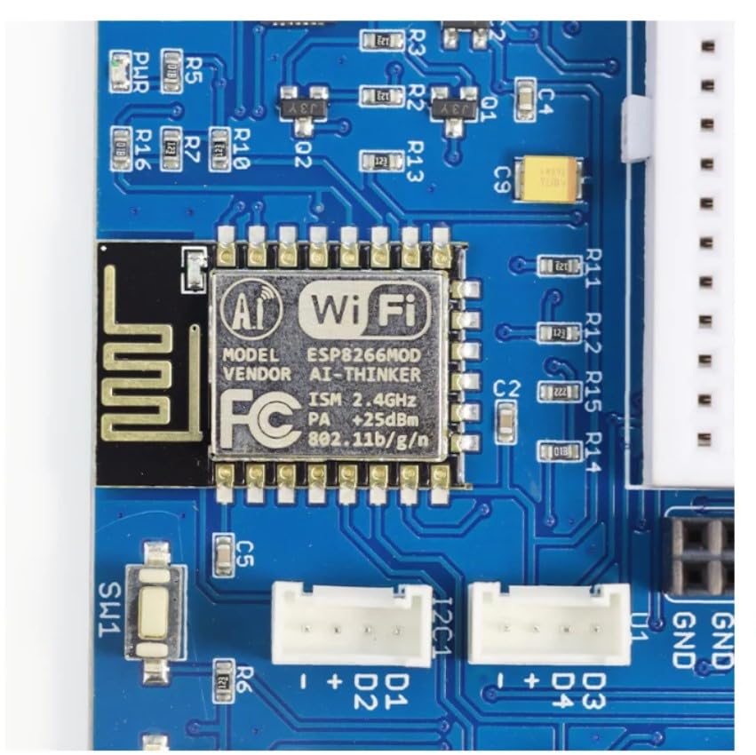 Image of Robocraze ELECROW EasyESP-1: Rapid Prototyping WiFi ESP8266 Experimenter Board - Easy Programming, GPIO Access, Breadboard