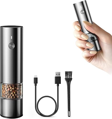 molinillo eléctrico de sal y pimienta