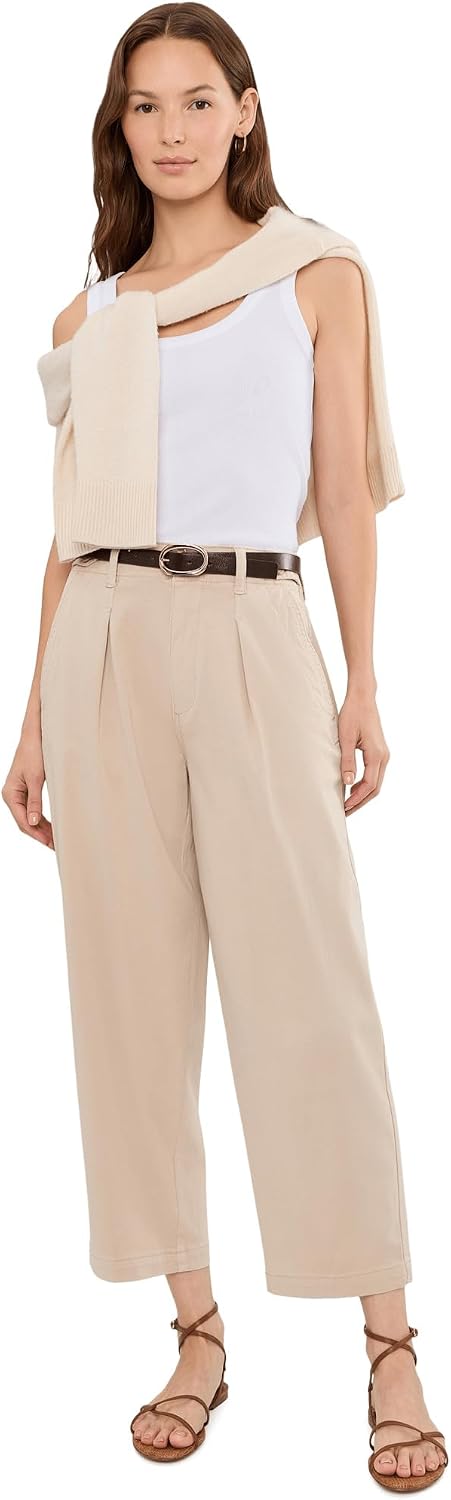 Liverpool Los Angeles Women's High-Rise Tailored Trouser with Tab Detail, 26" Inseam
