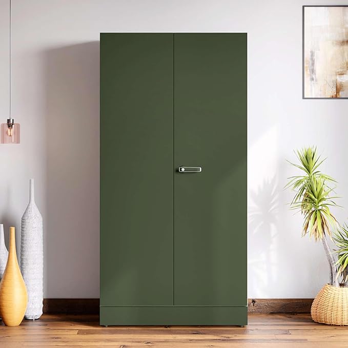 Interio by Godrej Auraline Men Premium Steel Almirah, Matte Tree Mist