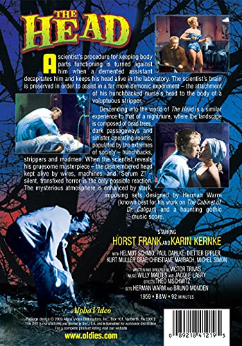 The Head 1959 soluciona la búsqueda de cine de culto difícil de encontrar 3