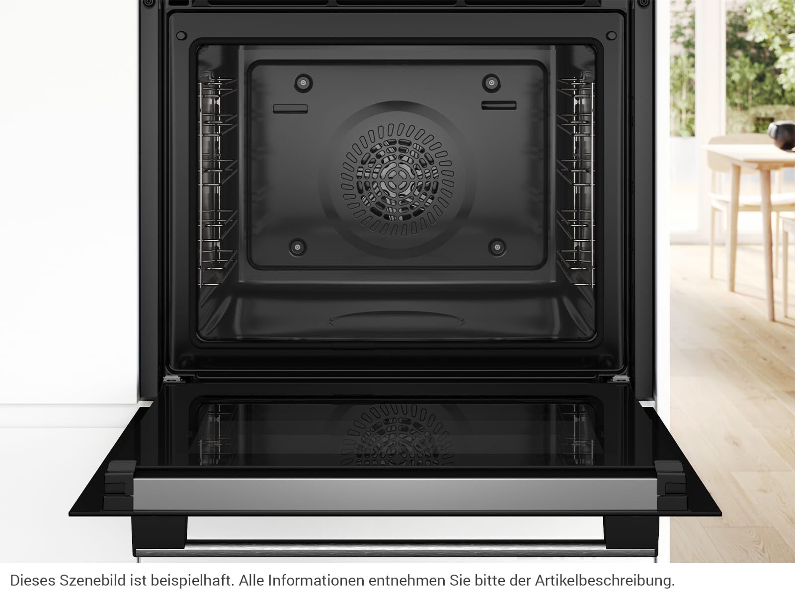 Bosch Serie 6 HBG578BS3 Einbau-Backofen 60x60cm Pyrolyse Air Fry 3D-Heißluft Edelstahl