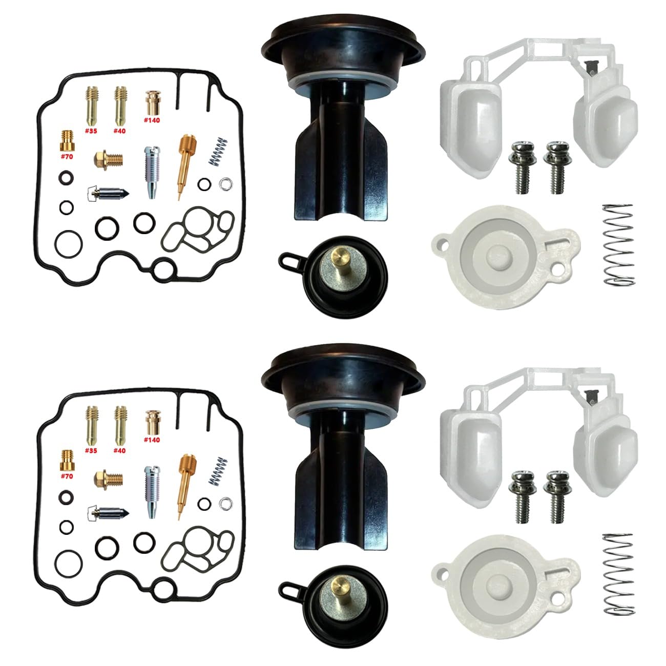 Kit de Reparación de Carburador para Monster 900 S Cromo 1998 | BDST38 carburador para V-twin reparación piezas moto revisión repuesto aguja membrana junta tórica