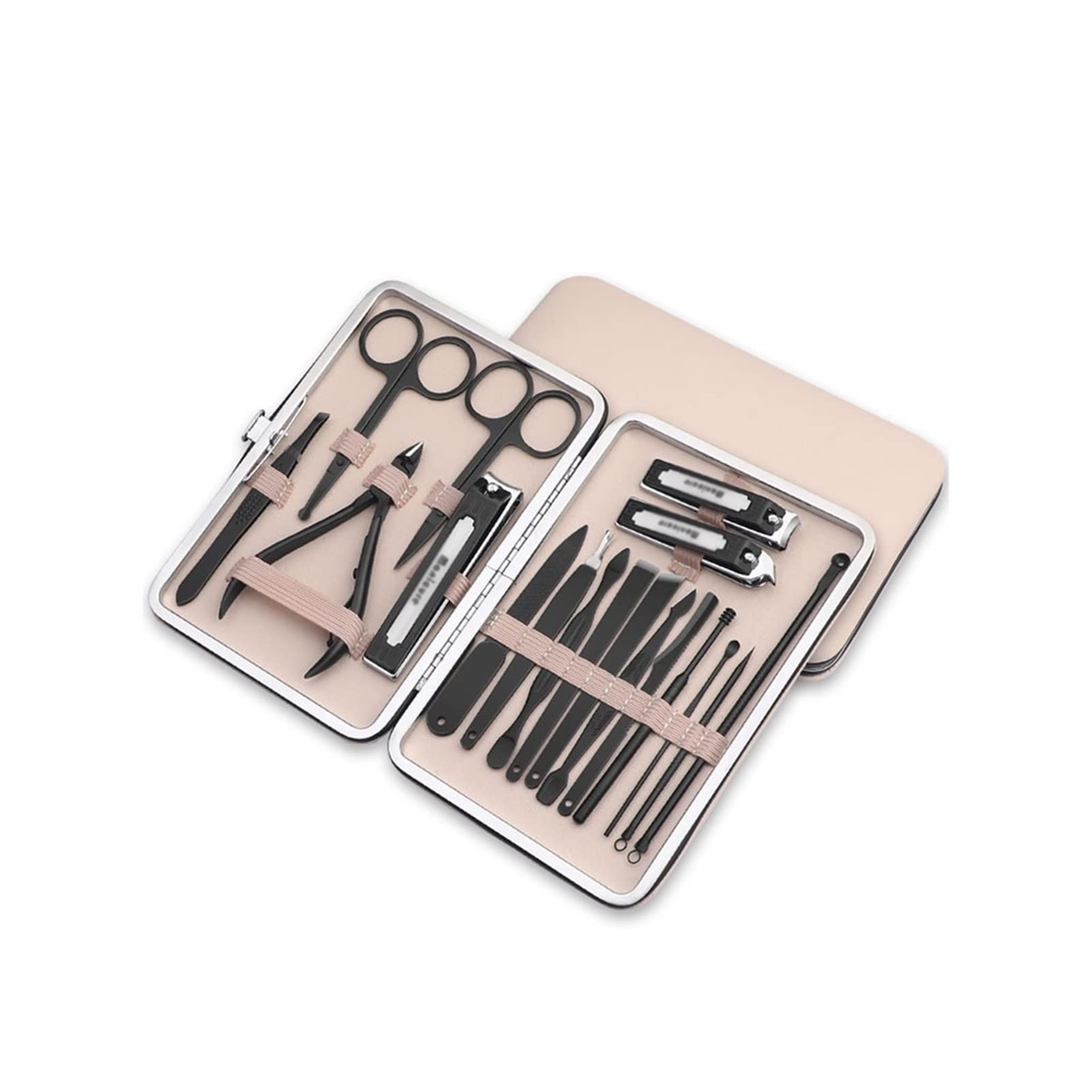 Juego de Cortaúñas Clippers de uñas Conjunto Adulto Acero inoxidable Clippers Nail Clippers Pedicure Kit Manicure Beauty Kit Portable Travel Beauty Kit Juegos de Pedicura (Color : G)