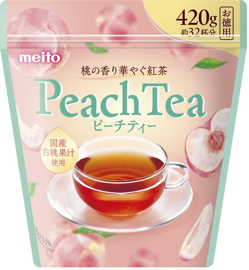 Amazon | meito ピーチティー 420g ×2個 | meito(メイトー) | フルーツ