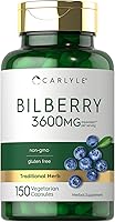 Vista 1 de Carlyle Cápsulas de extracto de arándano 150 unidades Vegetariano, sin OMG, suplemento de frutas sin gluten