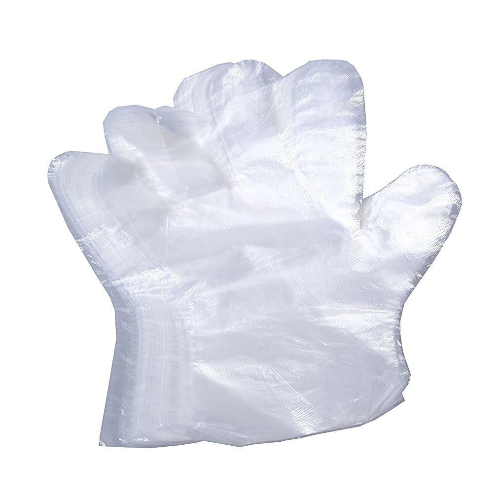 Buy Juvale Disposable Gloves Clear Plastic Large Disposable Cooking, Cleaning, Kitchen Food