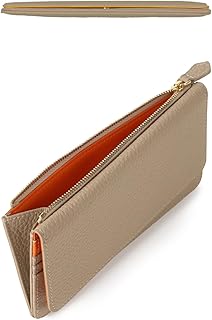 LASIEM(ラシエム) 長財布 レディース 薄い 軽い 財布 薄型 かぶせ蓋 スキミング防止