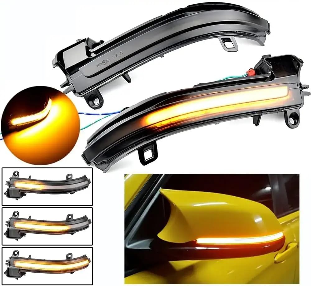 Dinamiche Indicatori Direzione per BMW 1 2 3 4 Serie F20 F21 F22 F23 F30 F31 F32 F33 F34 X1 E84 I3 LED Indicatori di direzione dinamici Lampada sequenziale per specchietto Laterale
