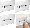 Shimeyao 4 Pcs Stainless Steel Door Painting Stands 11 x 8 Inch Metal Paint Racks for Door Stacking Fliping Painting Drying Interior or Exterior Doors Kitchen Cabinet Stainless Steel Color