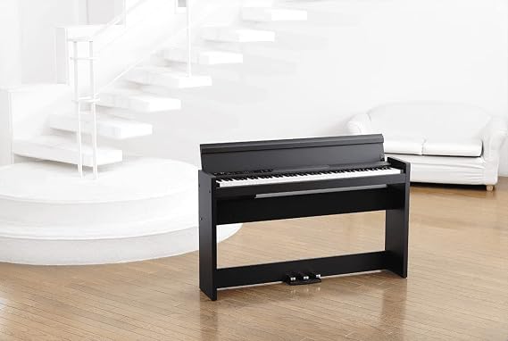 Korg LP-380U Digital Home Piano w/ 88-Key Keyboard & Stand - Black