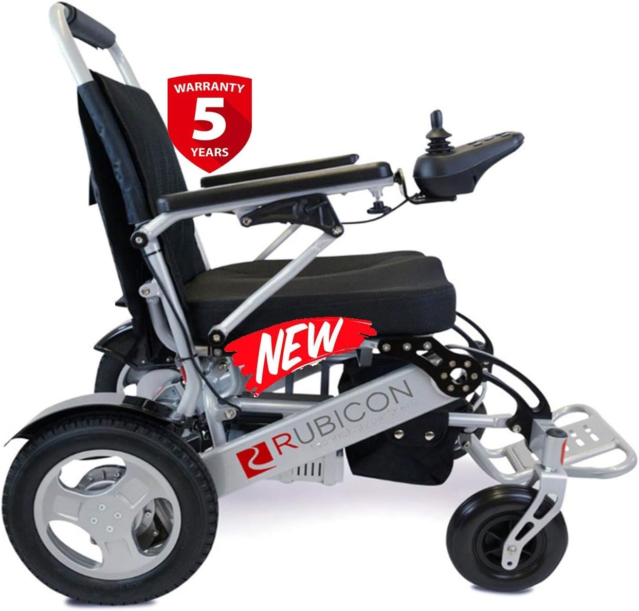 Product image of Rubicon DX12 Next Generation, 30-Mile Freedom Range. Airline Approved Electric Wheelchair with Dual 12AH Lithium Batteries, Powerful 2x300W High Performance Motors