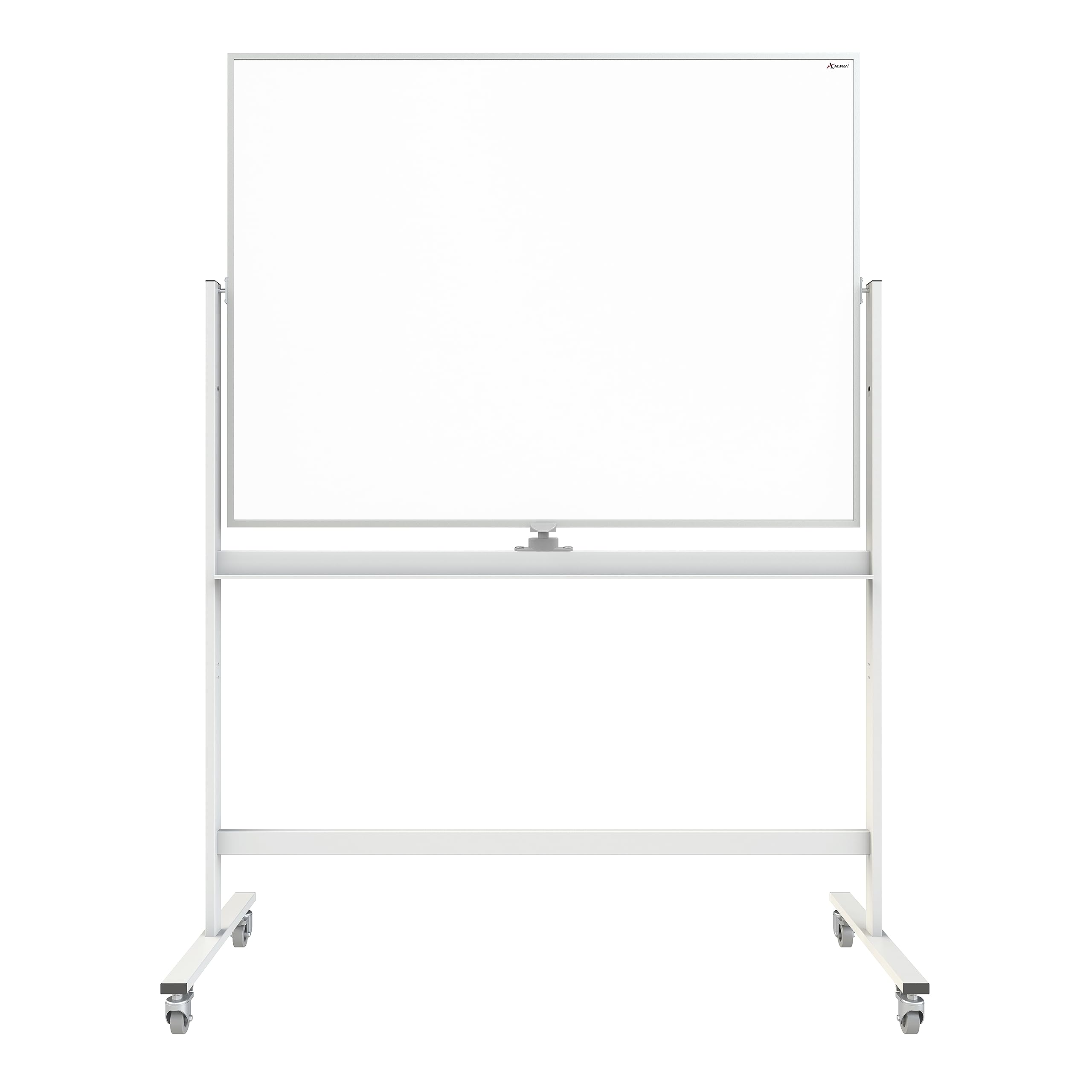 ALFRA - Double-Sided Magnetic Reversible Mobile WHITEBOARD, 48"X36"