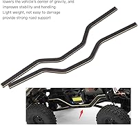 Vista 5 de Bastidor de chasis de coche RC rieles de latón estable fácil de instalar accesorios RC, peso ligero, no es fácil de dañar, no es fácil de deformar