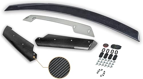 Miniatura 2 de Z06Z07rendimiento etapa 3estilo maletero trasero tapa plástico ABS pintado Base de Flash metálico de carbono ala labios Fibra de Carbono Luz de