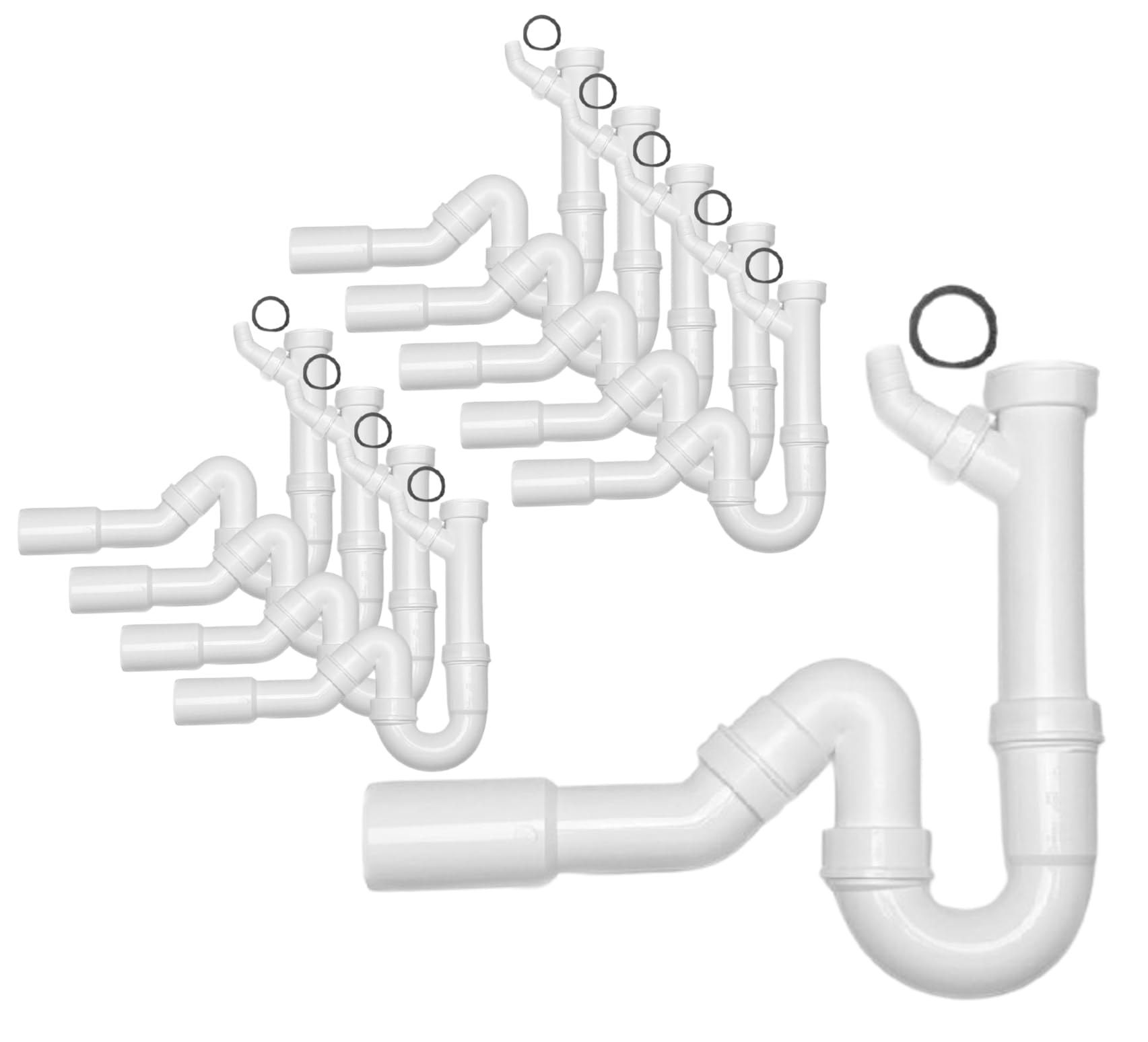 keenberk Geruchsverschluss mit einem Geräteanschluss und 40/50 mm Durchmesser Siphon Syphon Sifon Syfon (10)