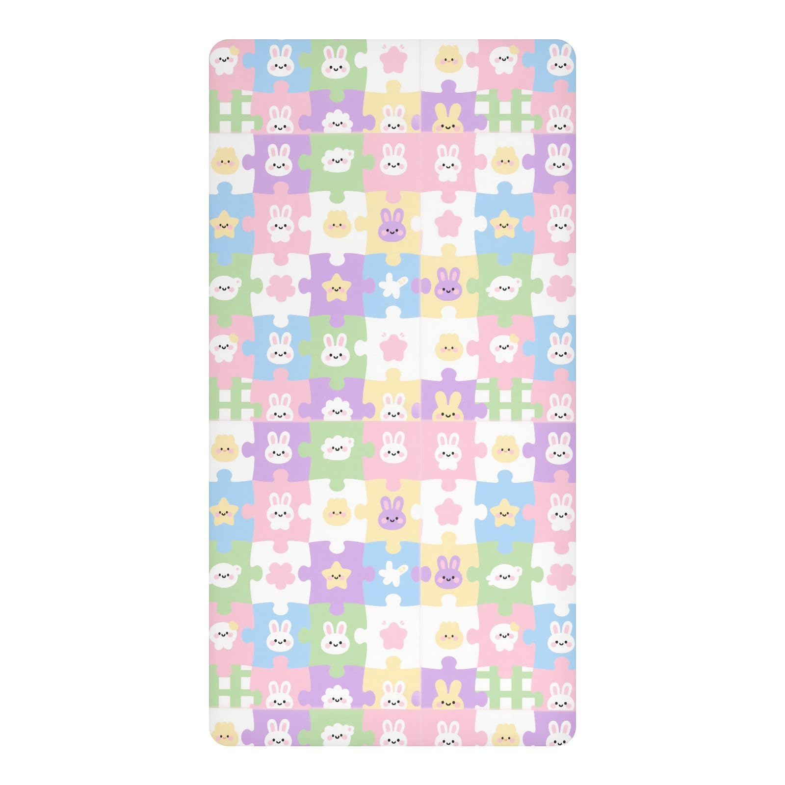 Literie en mousseline imperméable pour lit enfant fille 132 x 71 cm dessin animé