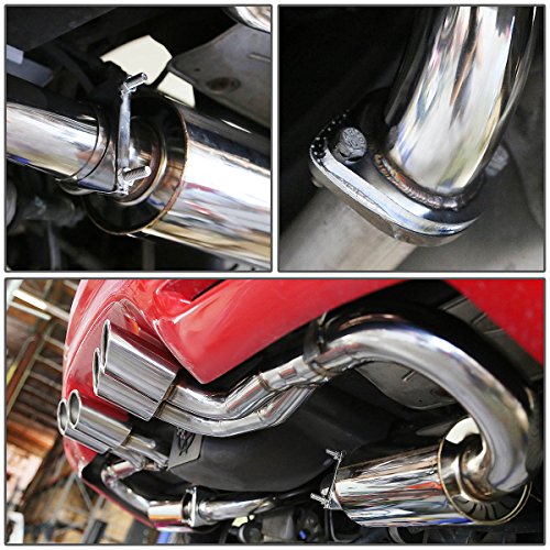 Dna Motoring Cbe-Cc97-57L-T8 Stainless Steel Cat Back Exhaust System [Compatible With 97-04 Chevy Corvette V8 5.7L] #TOP7