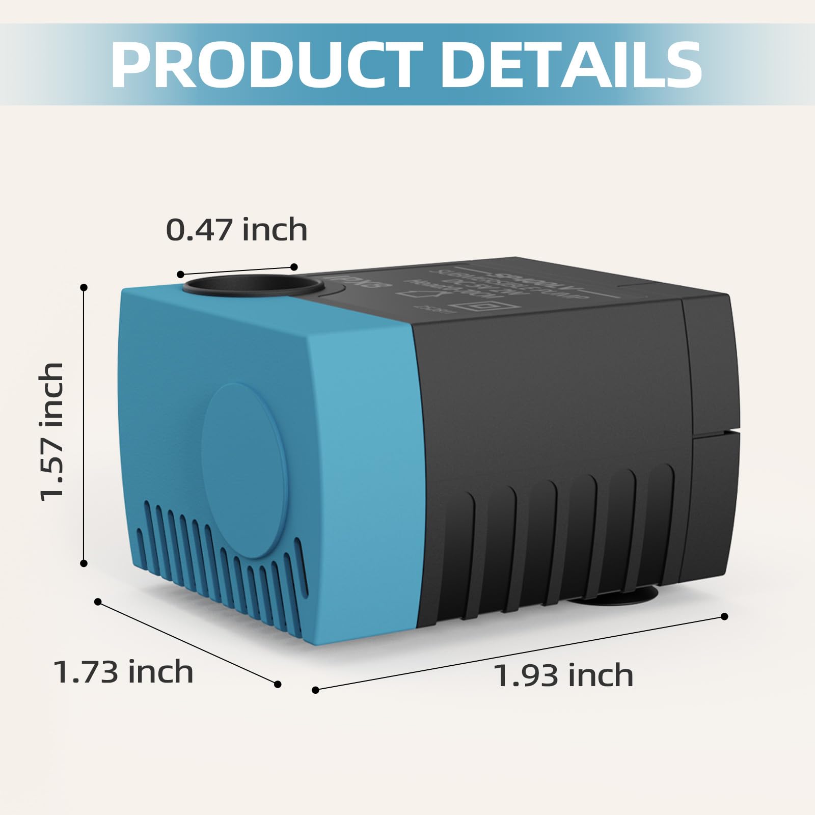 SP-400LV Cat Water Fountain Pump, USB Replacement Pump for Pet Fountains, Quiet Low Voltage, Safe & Easy to Clean,Compatible with Ceramic, Butterfly,Stainless Steel and 360 Dog & Cat Water Dispensers - image 3