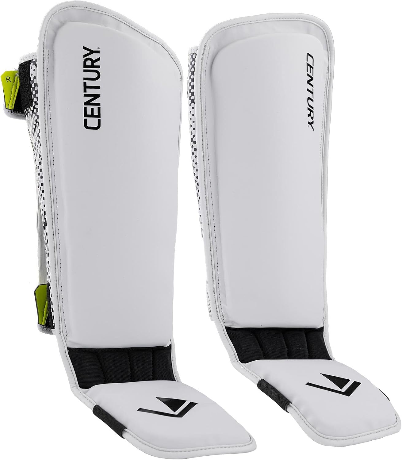 Brave Shin Instep Guards Gray/Black/Green Adult Large/Extra Large
