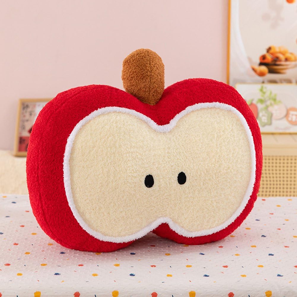 Amazon.co.jp: Simamile かわいい りんご クッション フルーツ枕