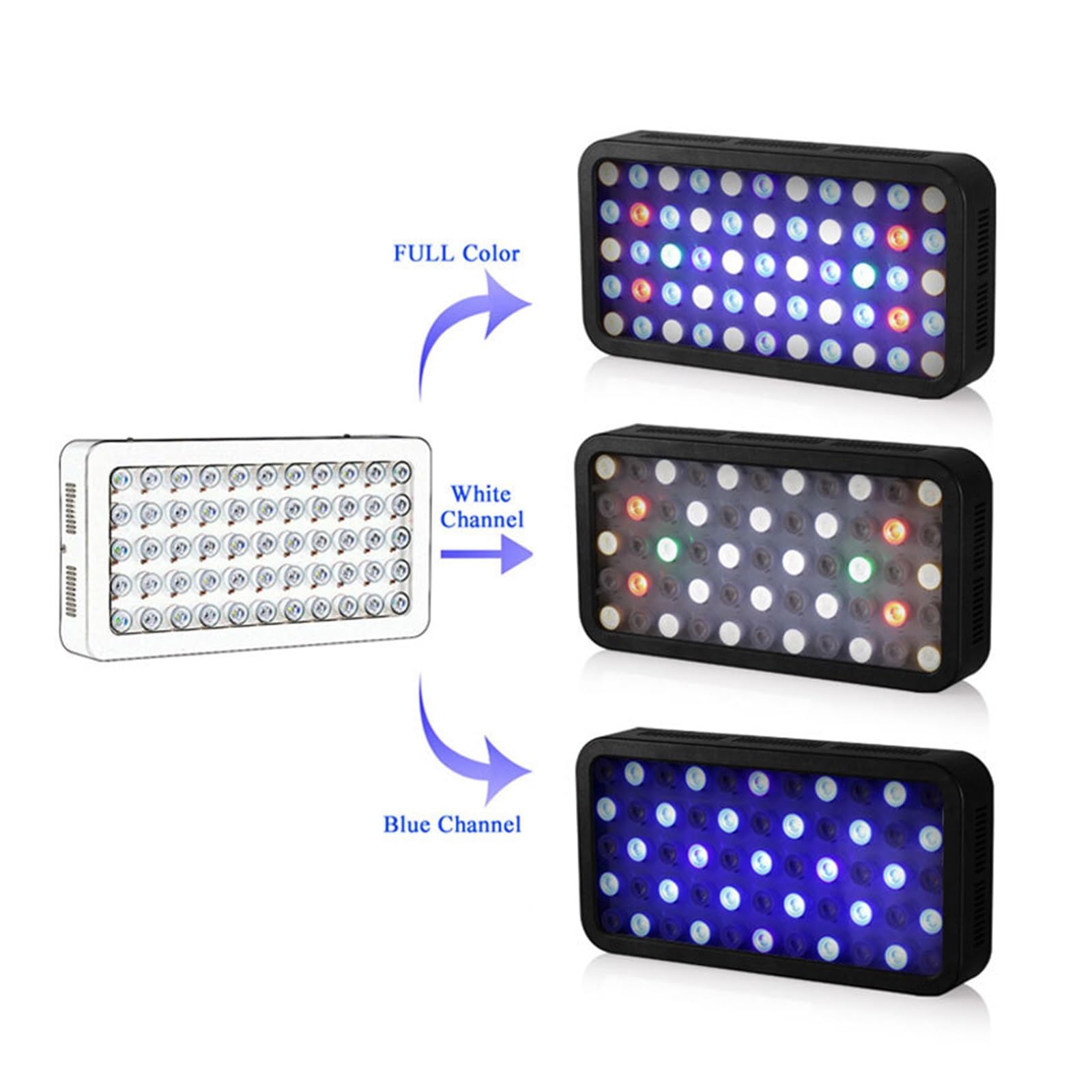 Amazon.co.jp: アクアリウム ライト 165 ワット LED サンゴライト