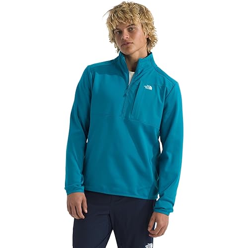 THE NORTH FACE Men's TNF Performance Fleece 1/4 Zip Jacket | Lightweight Pullover With Secure Zip Chest Pocket