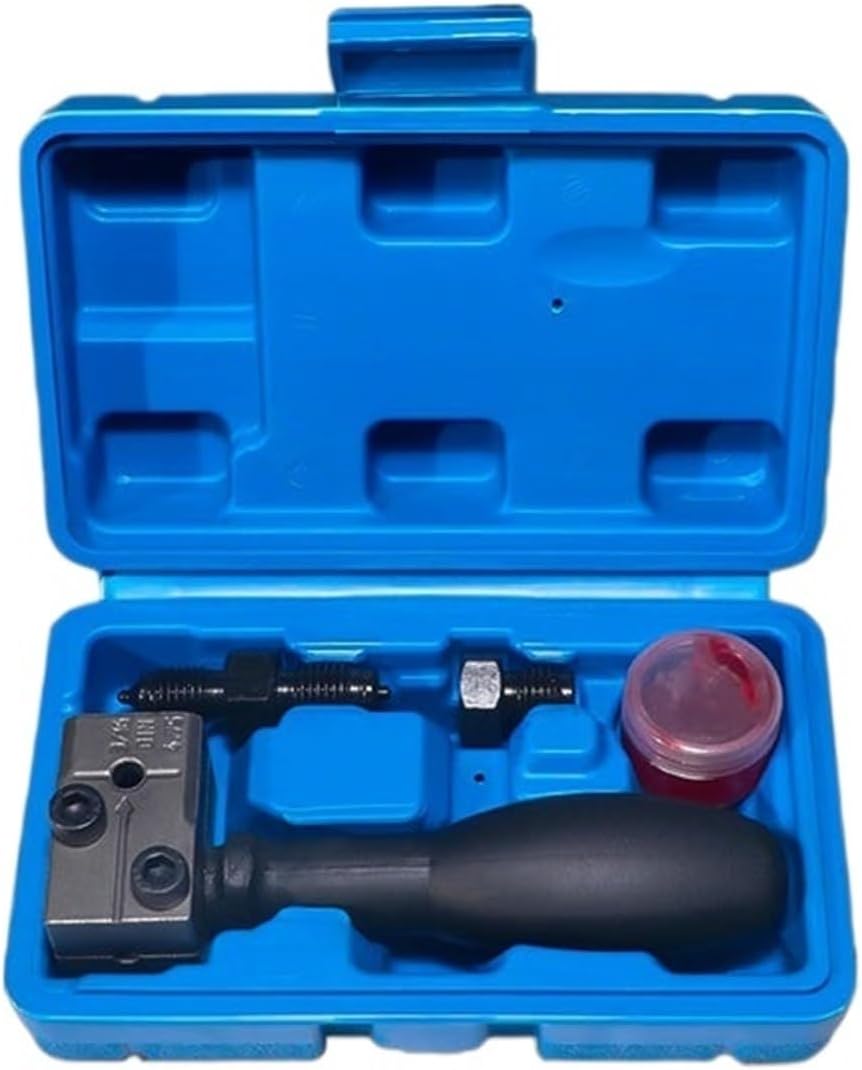 1pcs Automotive Brake Pipe Flaring Tool Kit 3/16'' Double Flare Adapter 45-Degree Universal Brake Line Flare Tools