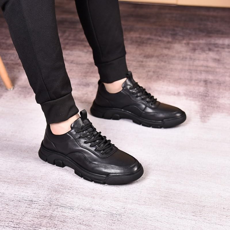 Men's Dress Sneakers Casual Oxford Lace Up Formal Shoes Formal Leather Shoes for Weddings Business Office Prom2