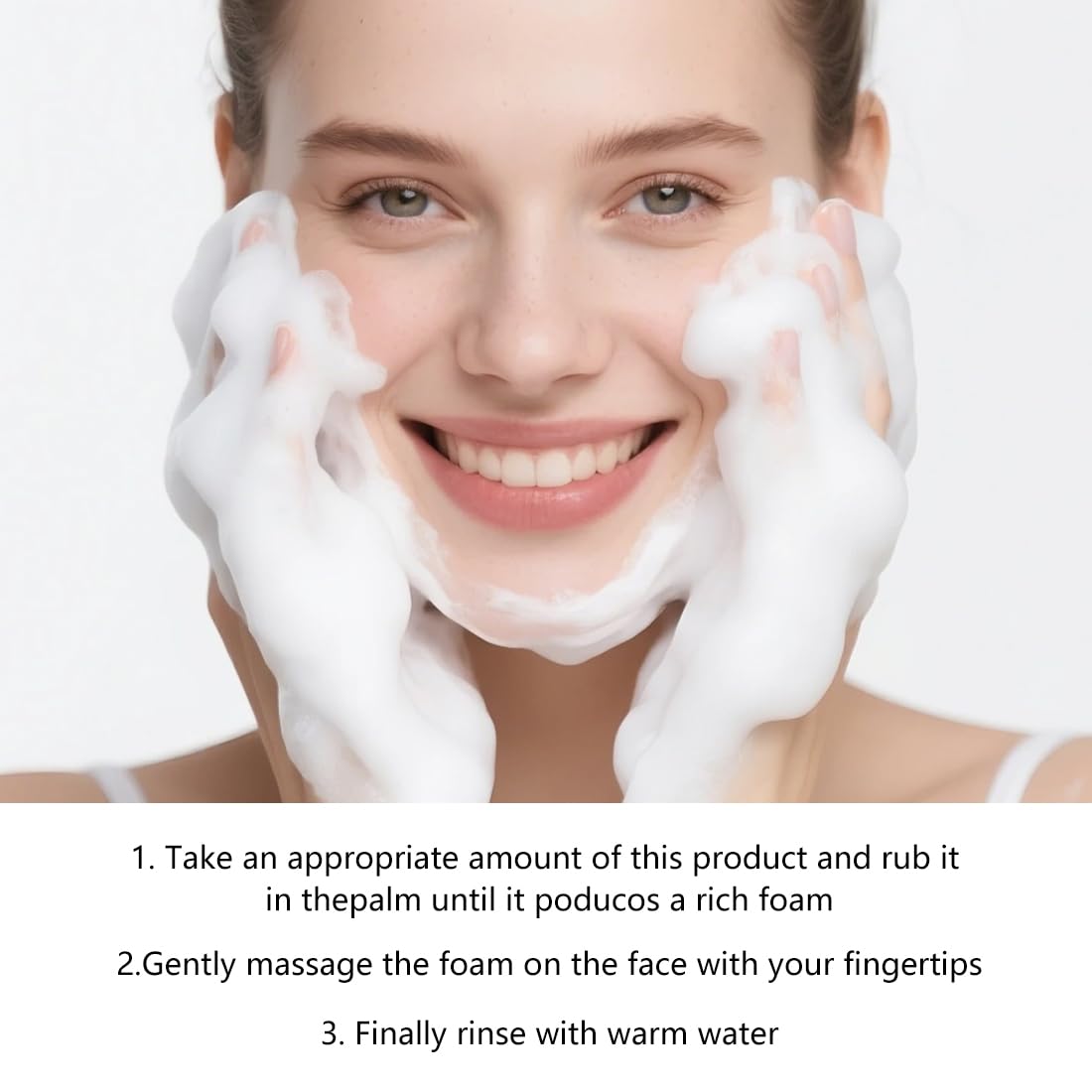 Schiuma Detergente per Pelle Impura：Detersione profonda per rimuovere trucco e impurità. Aiuta a liberare i pori e a purificare la pelle.