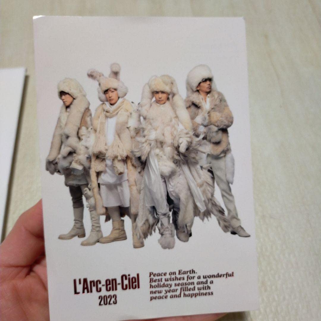 【L'Arc~en~Ciel】2023年 年賀状LE-CIEL 限定ステッカー L'Arc～en～Cielシールステッカー