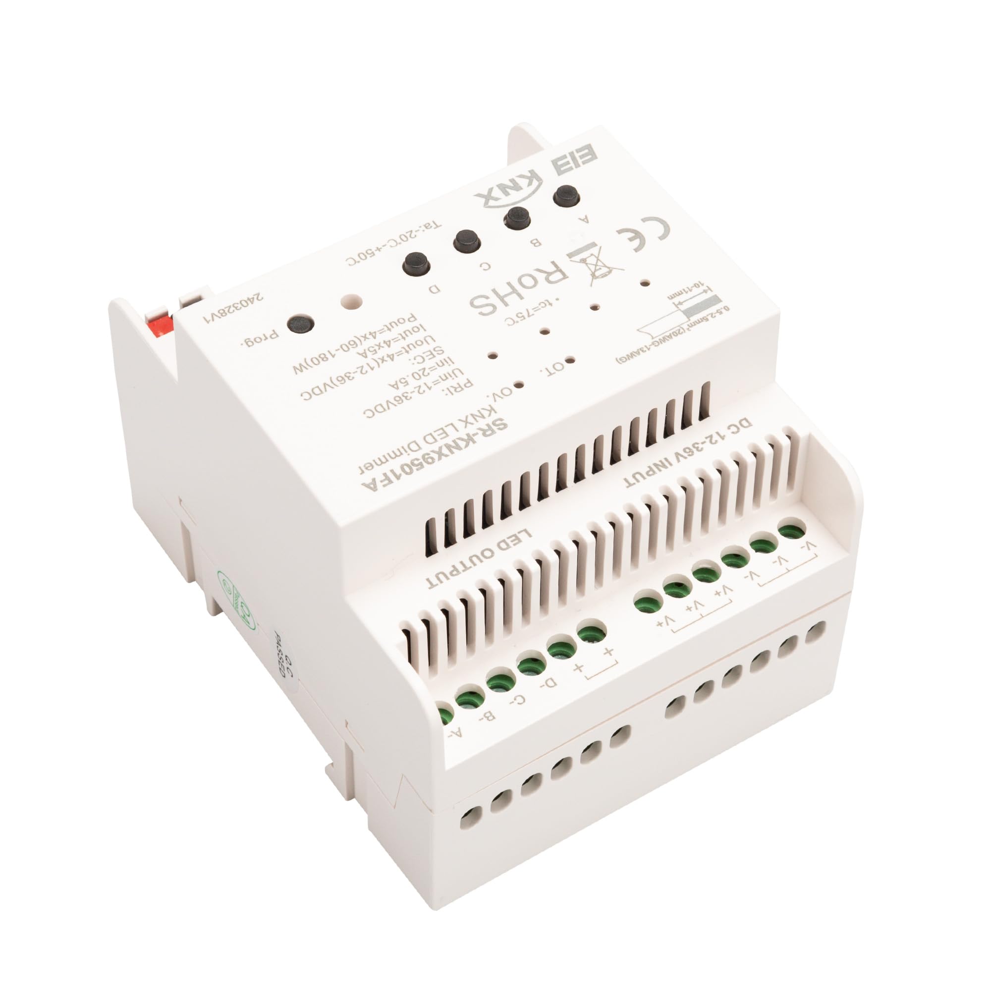 Din-Rain KNX-BUS Controller SR-KNX9511FA Dimmer 12-36V DC 4CH 5A