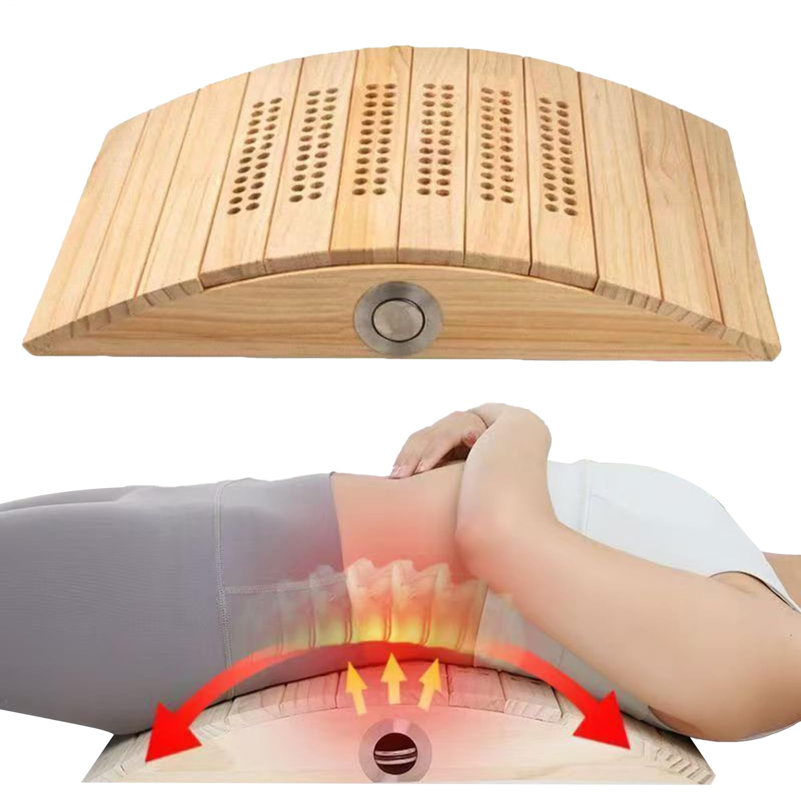 Uchwyt palnika moxibustion, pudełko na palnik moxa Narzędzie do spalania | Drewniana etui na wóz i relaksacja na wielu otworach