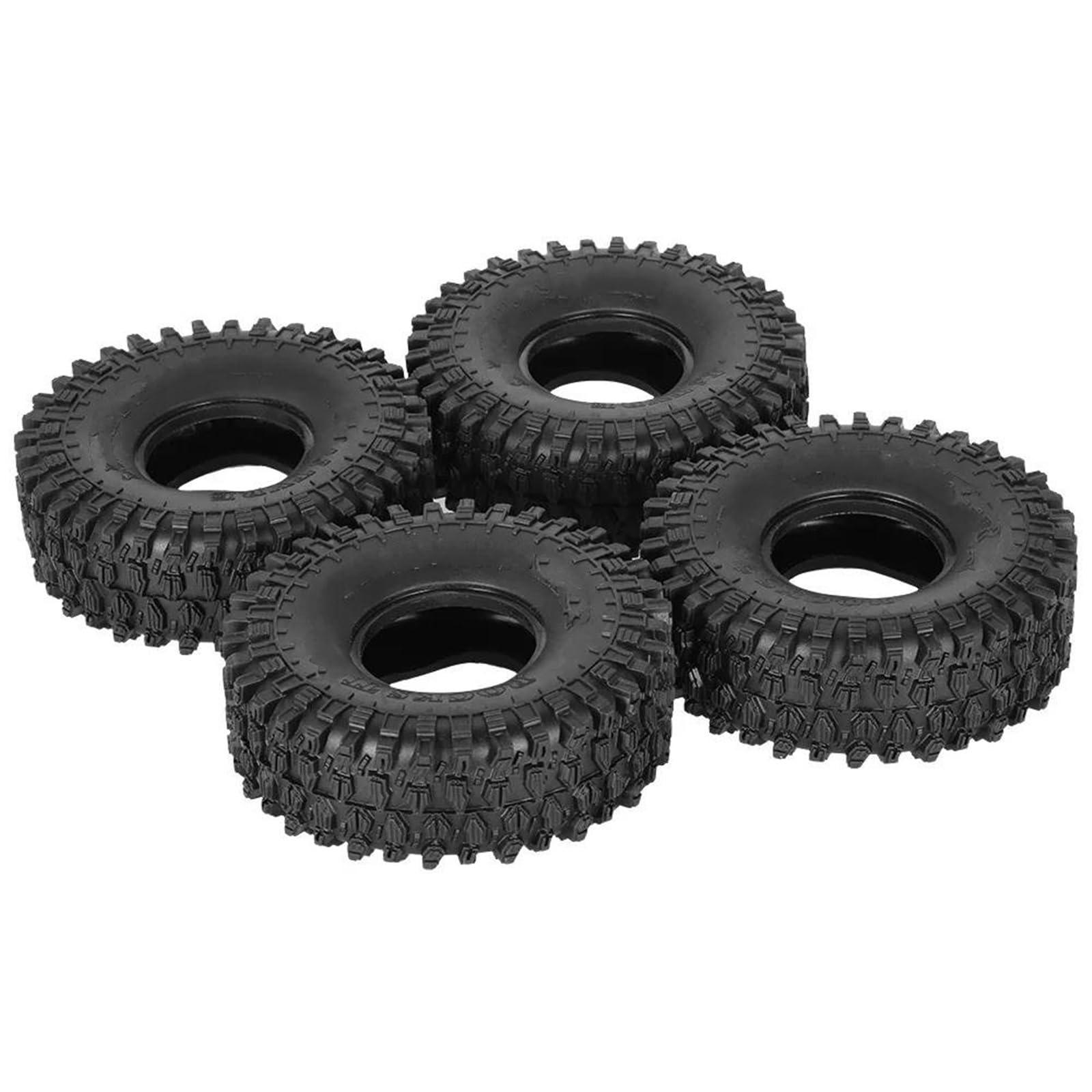 Compatible con Traxxas para Redcat SCX10 para AXIAL TF2 1/10 RC Car 4 Piezas De Neumáticos 1,9 Pulgadas 120 Mm Rock Crawler Neumáticos Coche RC
