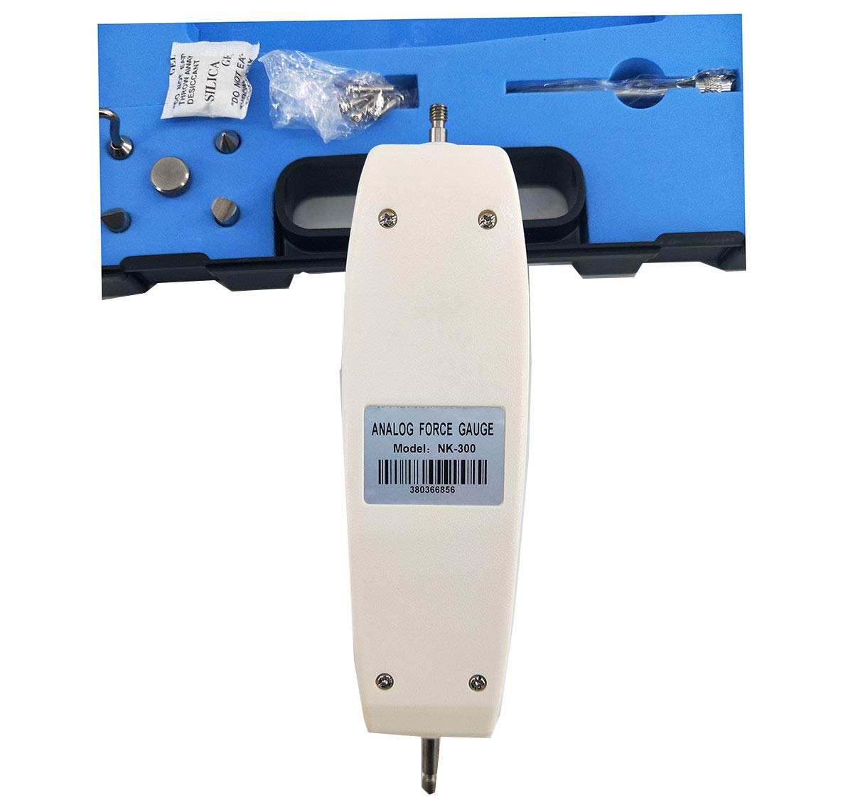 Force Gauge Pointer Type Push Pull Tester Meter with 2 Unit Display N/Kg Needle Type Force Gauge Meter with Max Measuring Load 300N/30kg