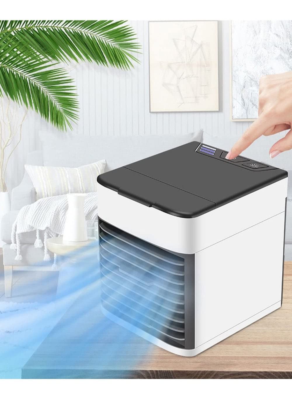 Dubai Gallery Mini Usb Portable Air Cooler Air Conditioner Humidifier Purifier 7 Colors Light Air Cooling Fan For Office AMZ-Z3616EED76D0DF27DCC37Z