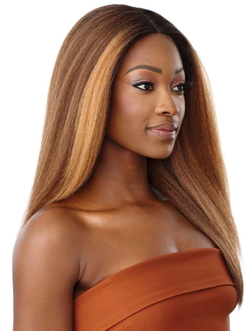 Outre Soft & Natural Synthetic Lace Front Wig - NEESHA 207 (HT SILVER BROWN)