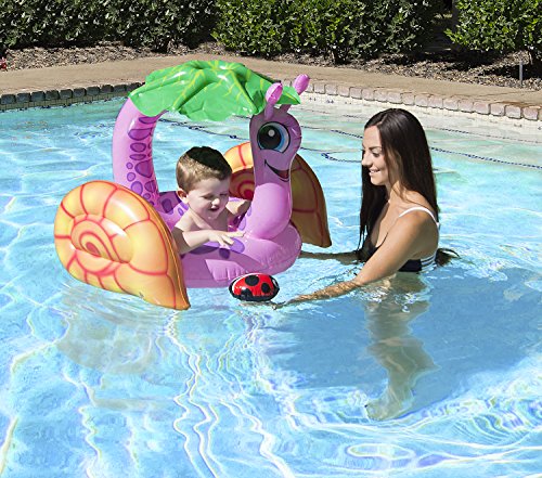 image for Poolmaster 81562 Learn-to-Swim Swimming Pool Float Baby Rider with Sun